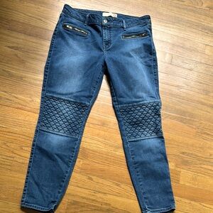 Vintage GUESS JEANS Quilted Detail knees 32